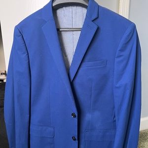 Men’s Slim Fit Royal Blue Suit Jacket